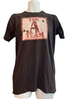 Mens Large Brown T Shirt The A Team Defecation Handler Waste Management